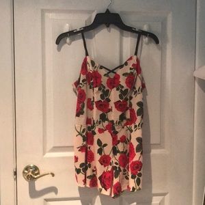 Betsey Johnson floral romper